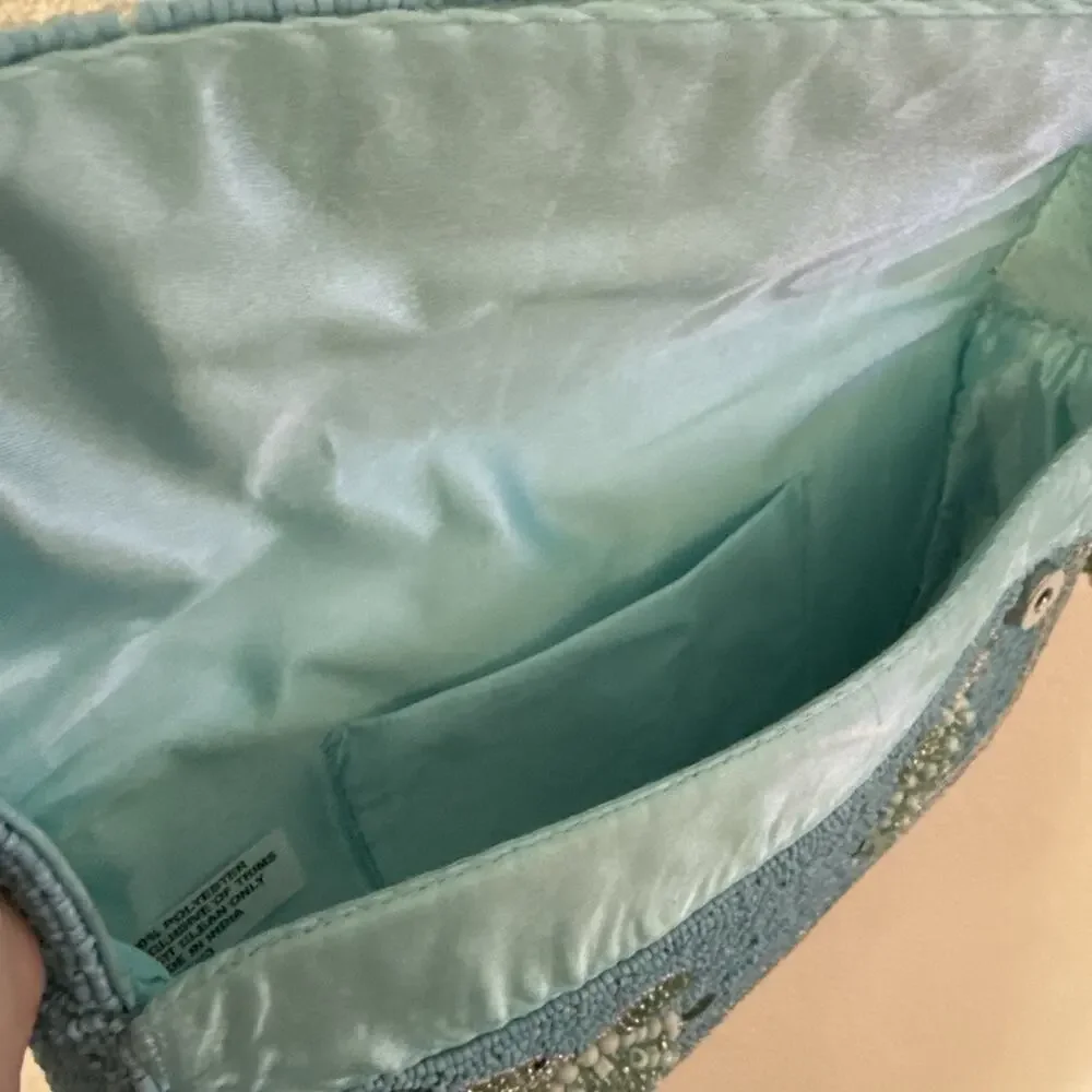 Handmade Turquoise Turtle Viral Beaded Bag RARE Shoulder Bag